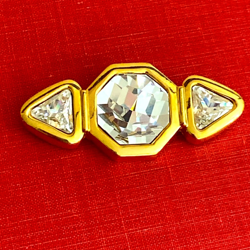 Vintage S.A.L. Swarovski Crystal Broach